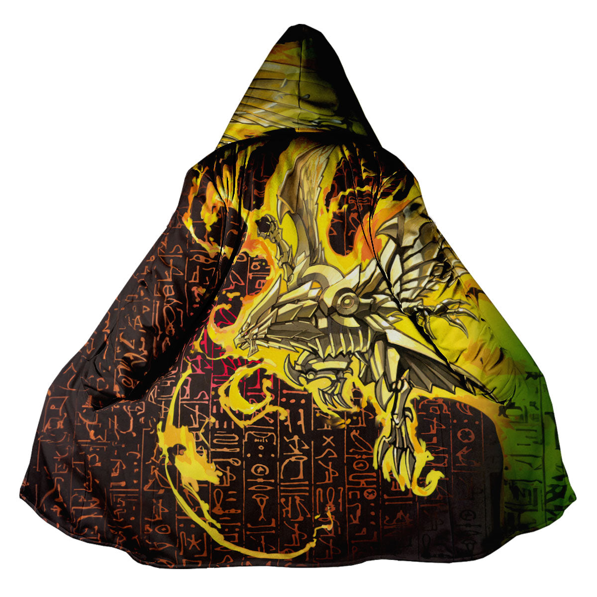 Yugioh The Winged Dragon Of Ra Surrounded By Yellow Flames Anime Apparel