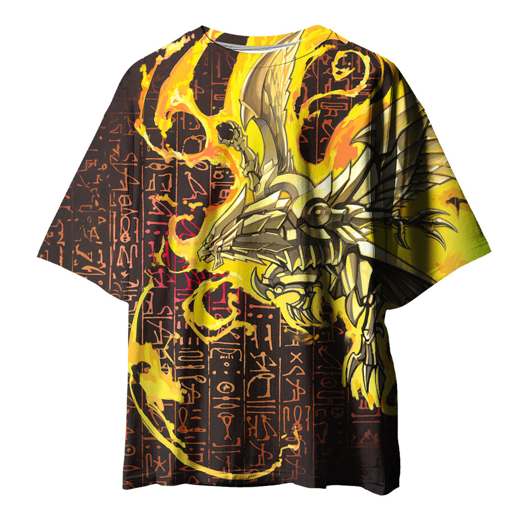 Yugioh The Winged Dragon Of Ra Surrounded By Yellow Flames Anime Apparel