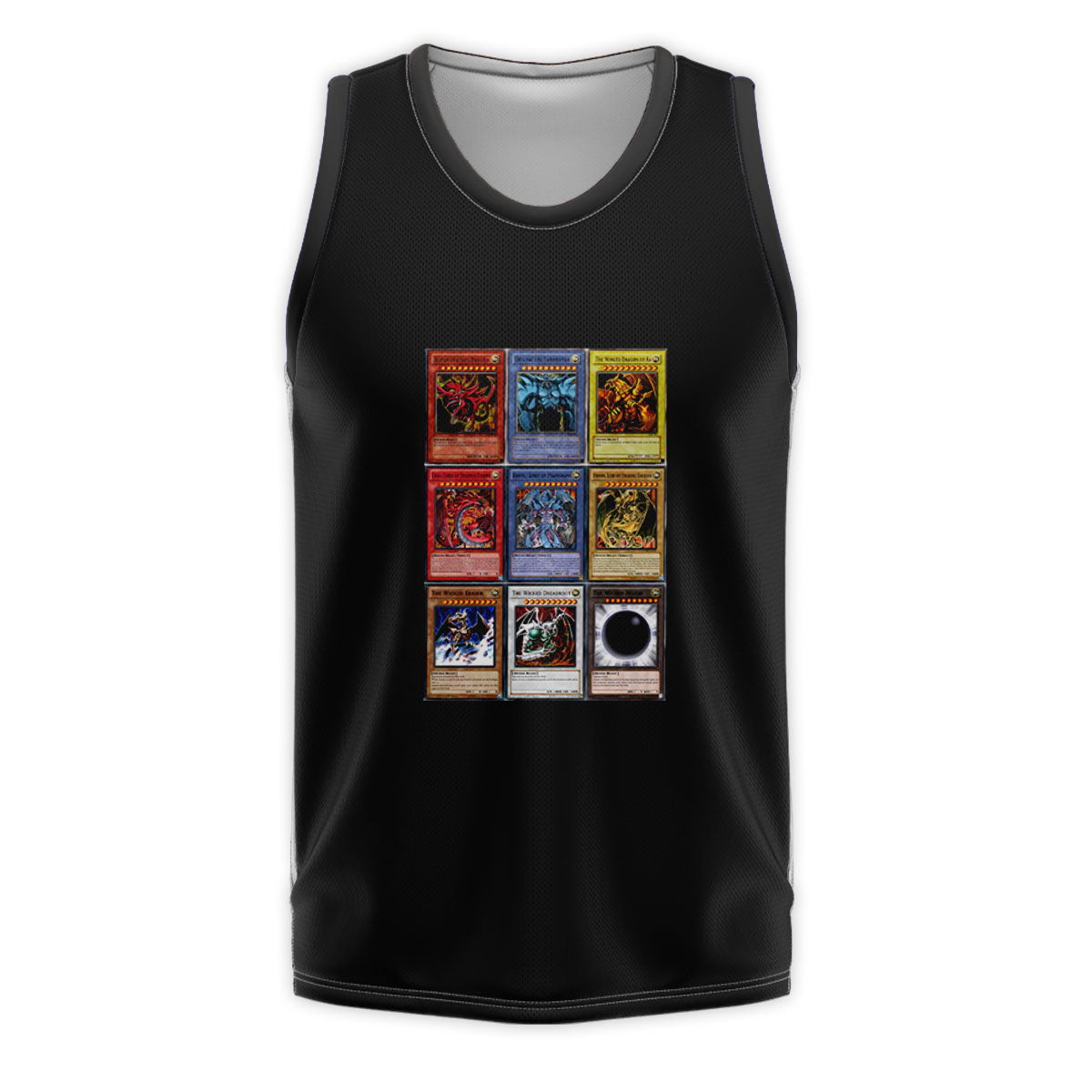 Yugioh Trading Card Black Background Artwork Anime Apparel