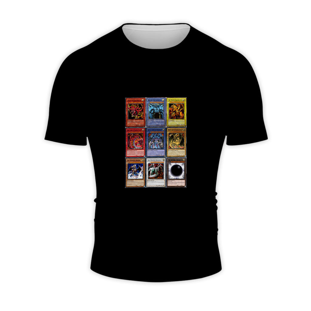 Yugioh Trading Card Black Background Artwork Anime Apparel