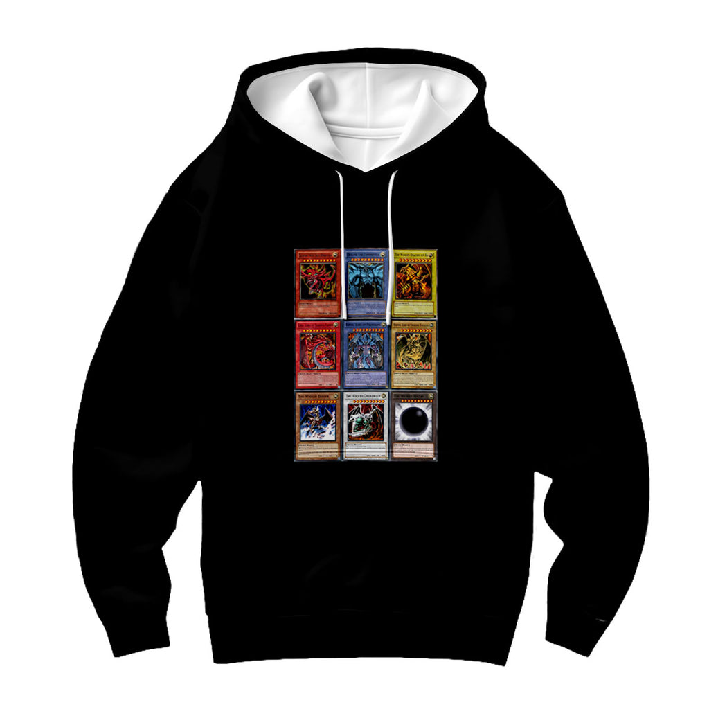 Yugioh Trading Card Black Background Artwork Anime Apparel