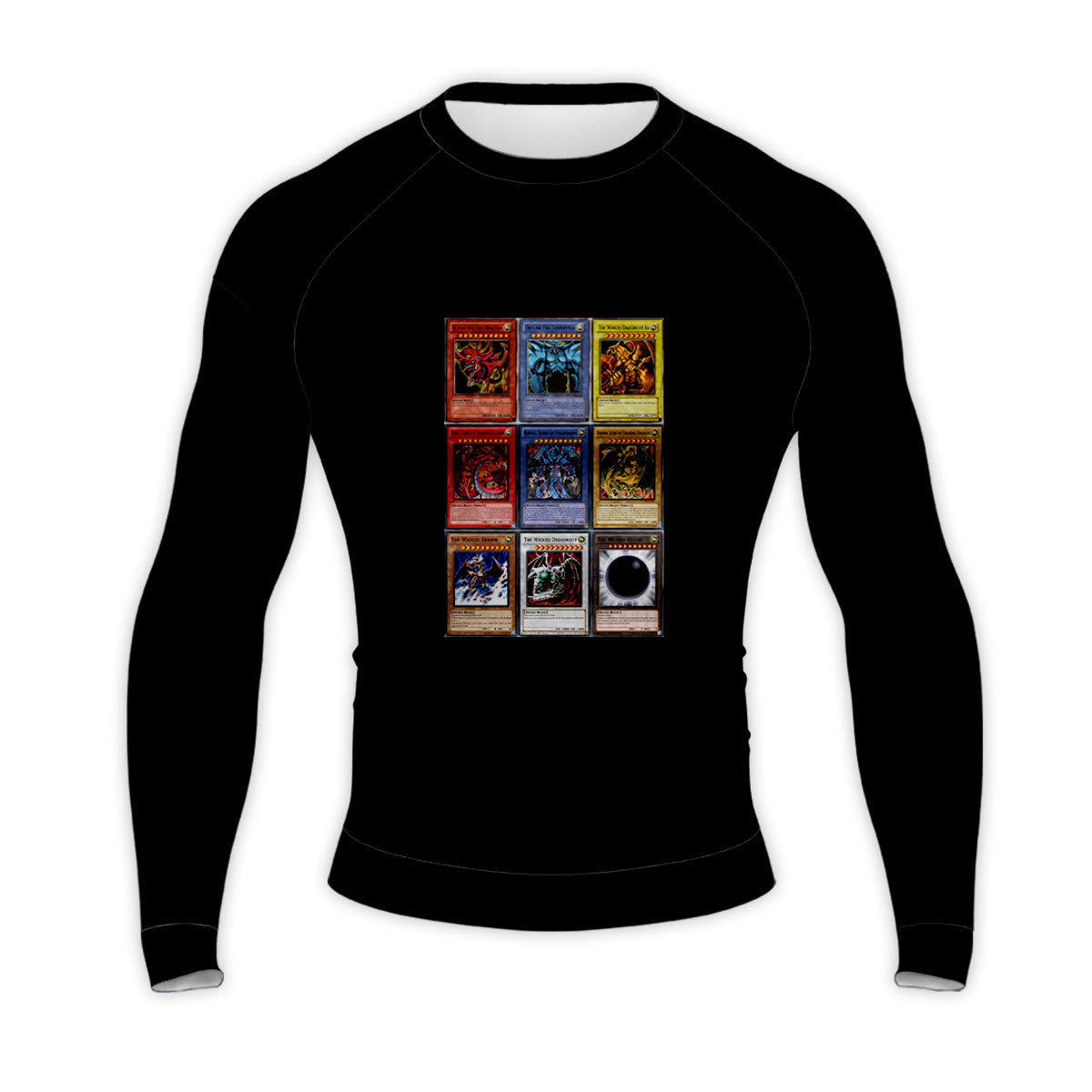 Yugioh Trading Card Black Background Artwork Anime Apparel