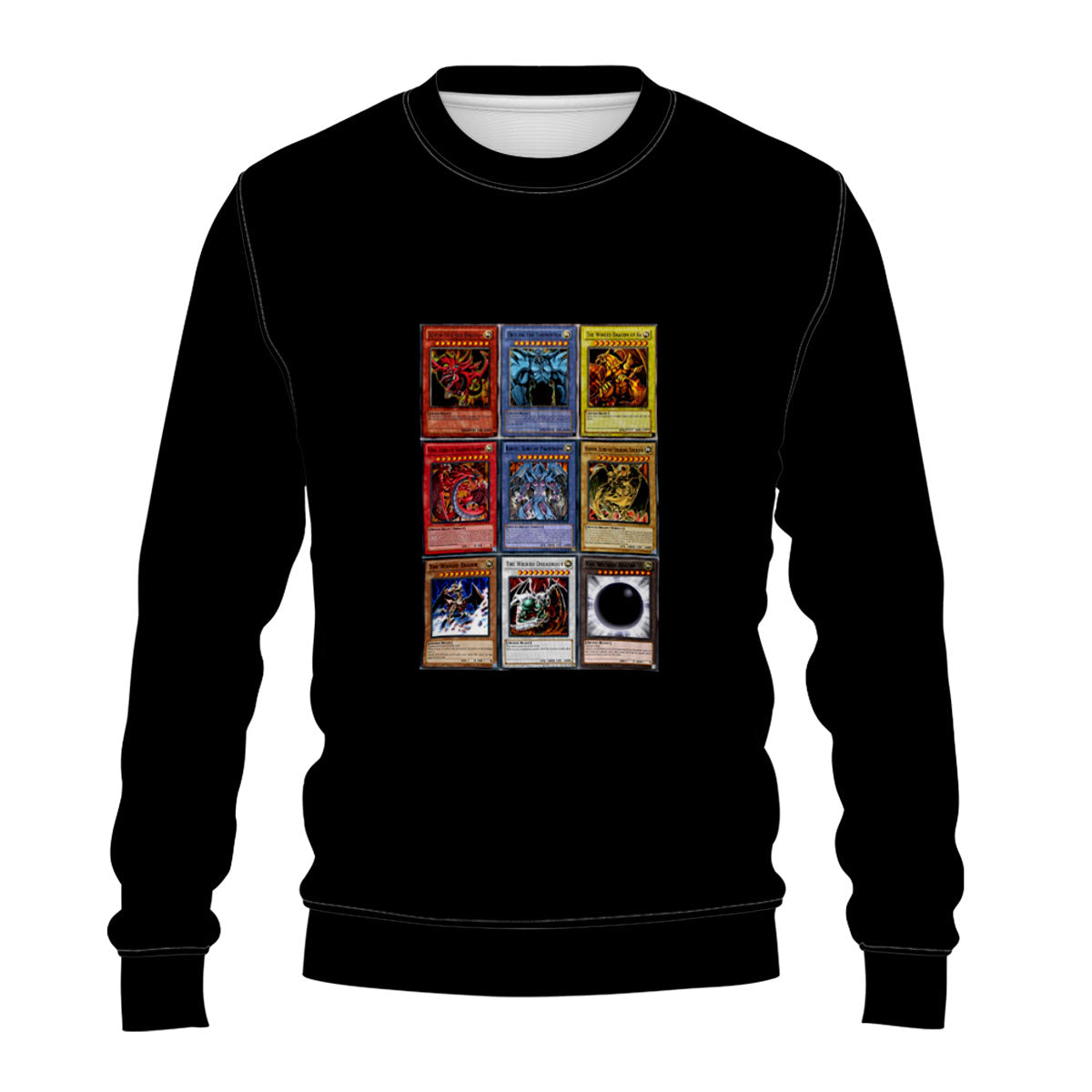 Yugioh Trading Card Black Background Artwork Anime Apparel