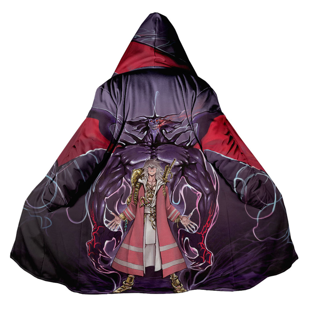 Yugioh Yami Bakura Cloaked In Dark Demonic Purple Anime Apparel