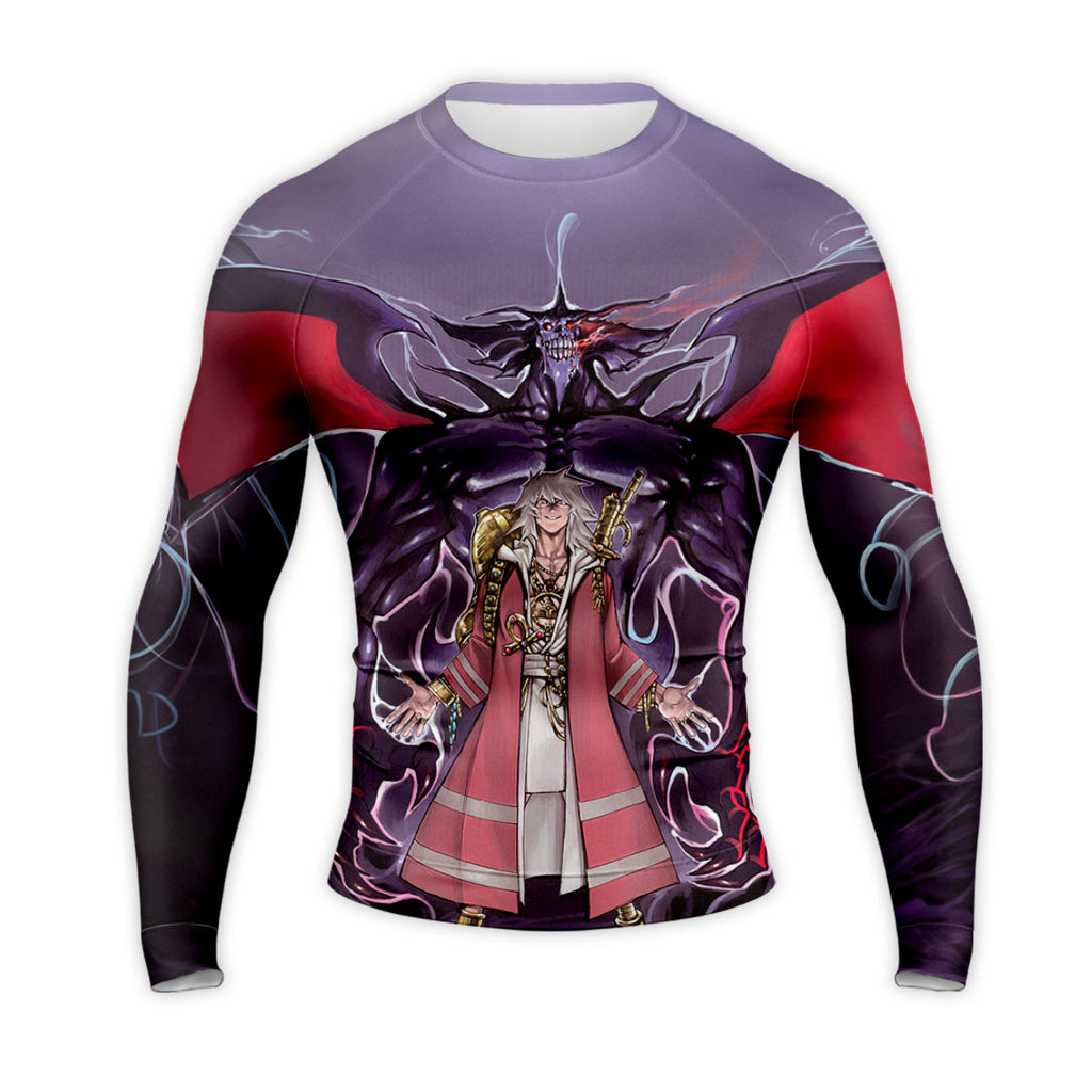 Yugioh Yami Bakura Cloaked In Dark Demonic Purple Anime Apparel