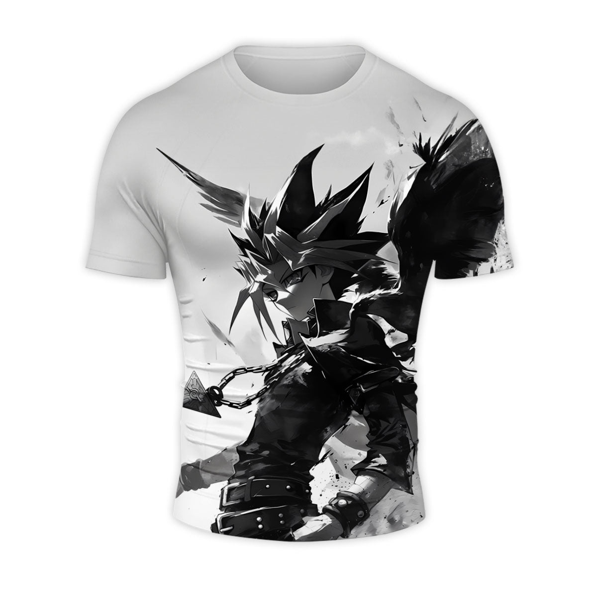 Yugioh Yami Yugi And Crow Monochrome Battle Stance Anime Apparel