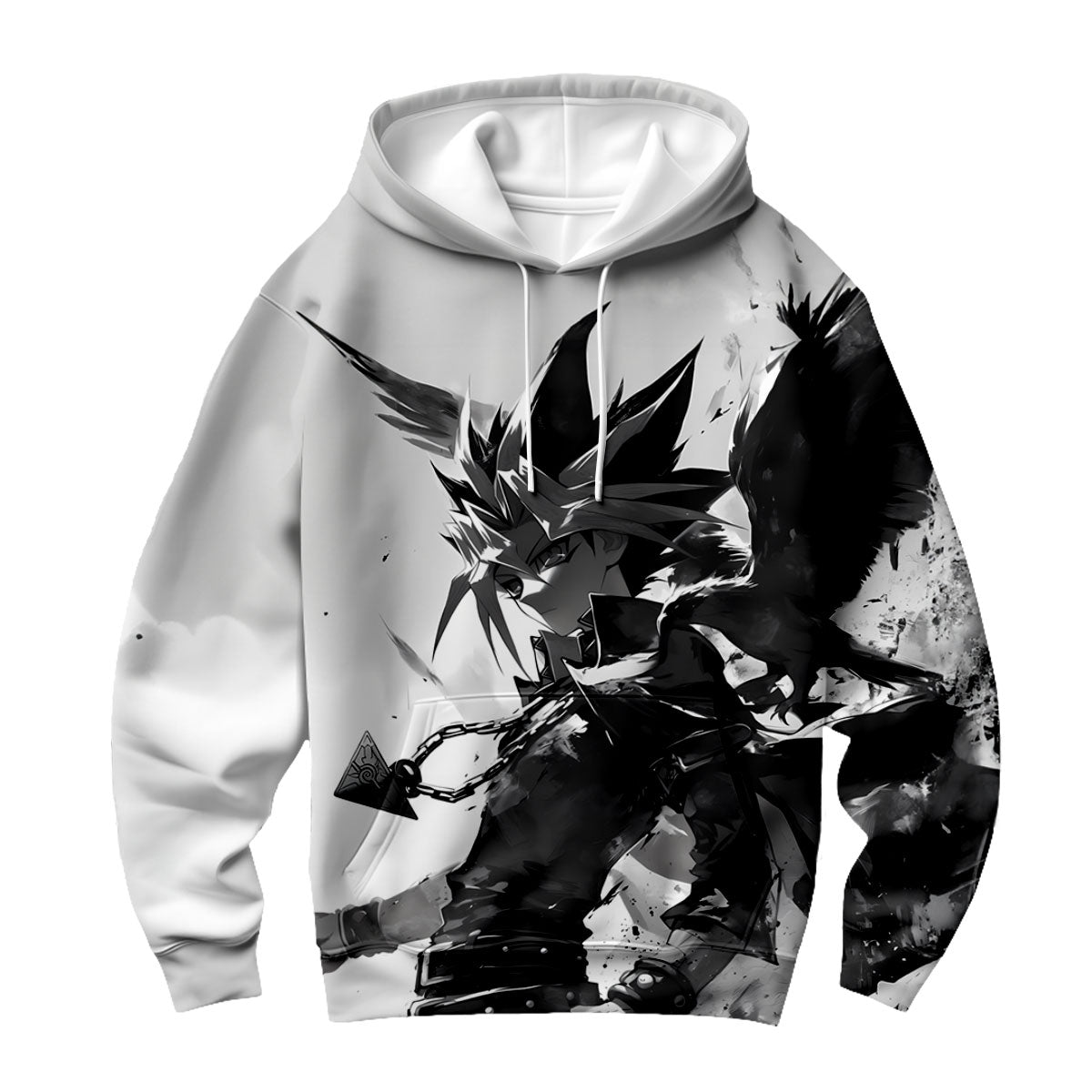 Yugioh Yami Yugi And Crow Monochrome Battle Stance Anime Apparel