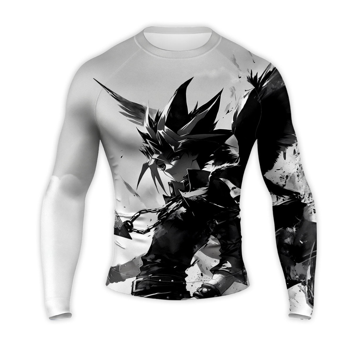 Yugioh Yami Yugi And Crow Monochrome Battle Stance Anime Apparel