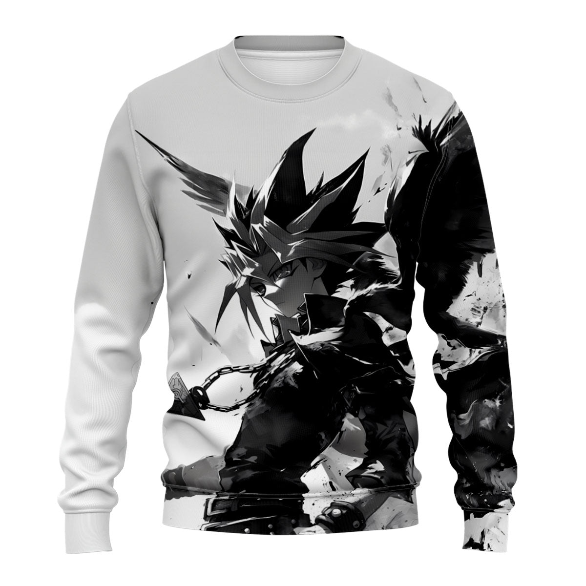 Yugioh Yami Yugi And Crow Monochrome Battle Stance Anime Apparel