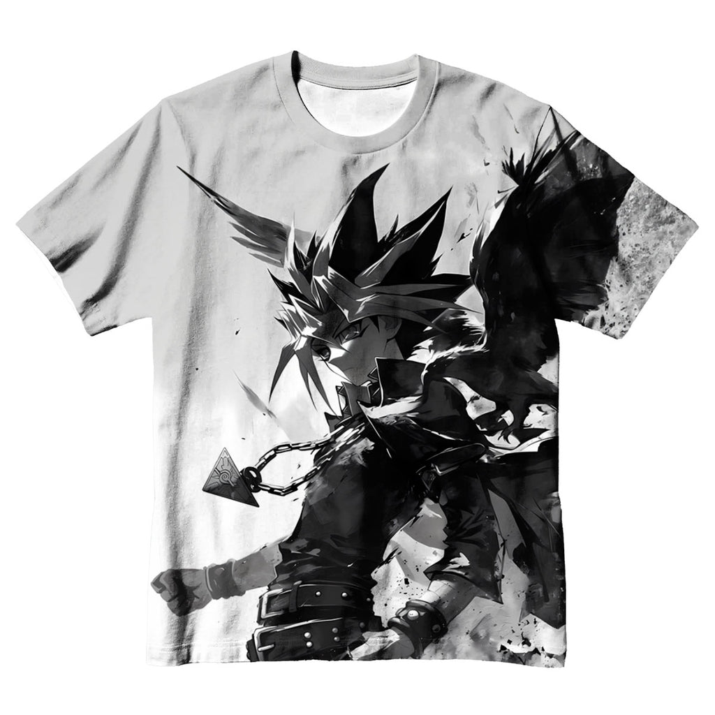 Yugioh Yami Yugi And Crow Monochrome Battle Stance Anime Apparel