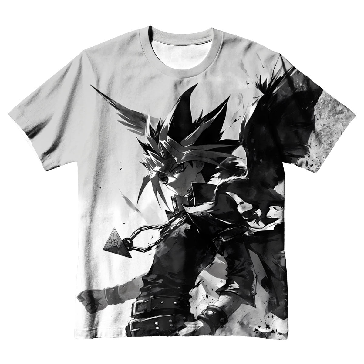 Yugioh Yami Yugi And Crow Monochrome Battle Stance Anime Apparel