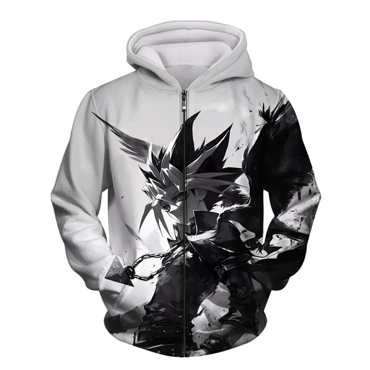 Yugioh Yami Yugi And Crow Monochrome Battle Stance Anime Apparel