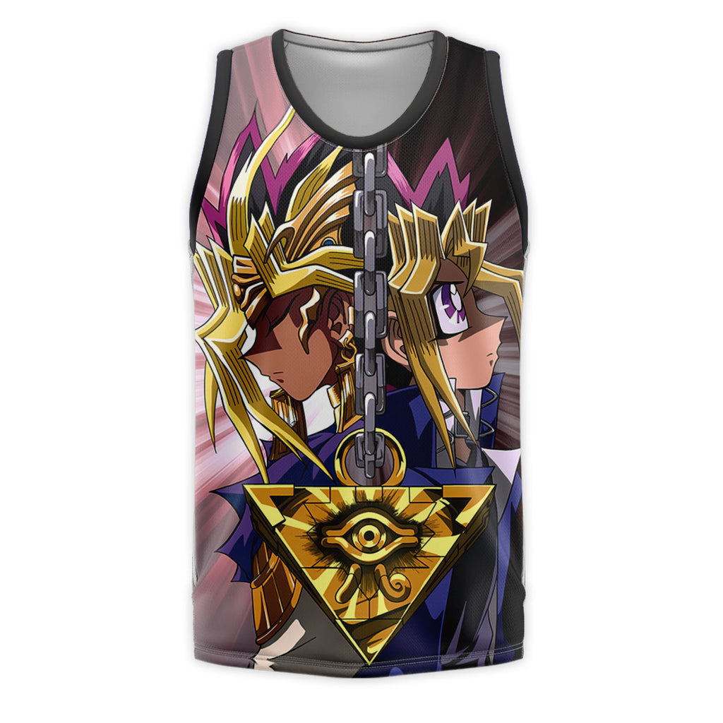 Yugioh Yami Yugi And Yugi Muto Confronting Each Other In Duel Anime Apparel