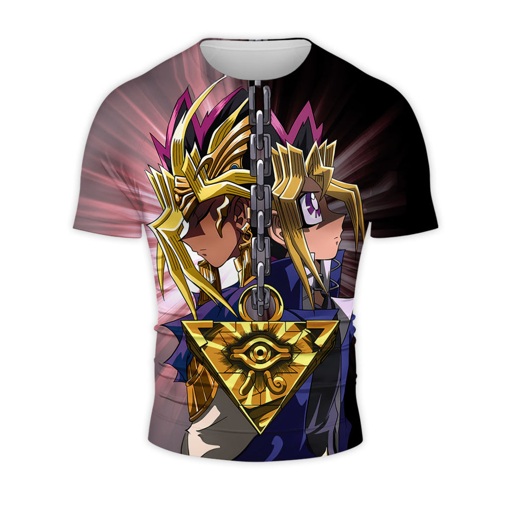 Yugioh Yami Yugi And Yugi Muto Confronting Each Other In Duel Anime Apparel