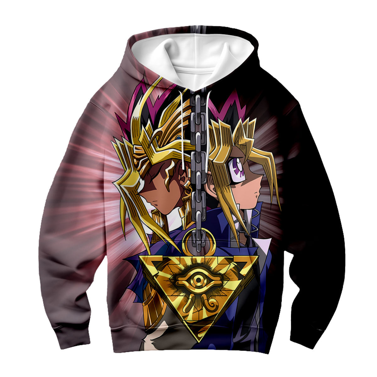 Yugioh Yami Yugi And Yugi Muto Confronting Each Other In Duel Anime Apparel
