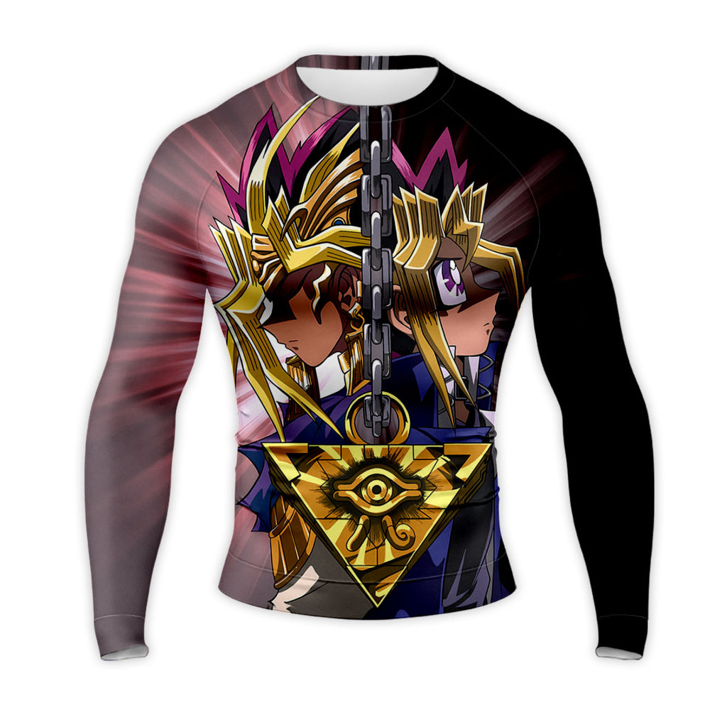 Yugioh Yami Yugi And Yugi Muto Confronting Each Other In Duel Anime Apparel