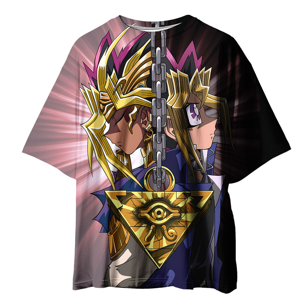 Yugioh Yami Yugi And Yugi Muto Confronting Each Other In Duel Anime Apparel