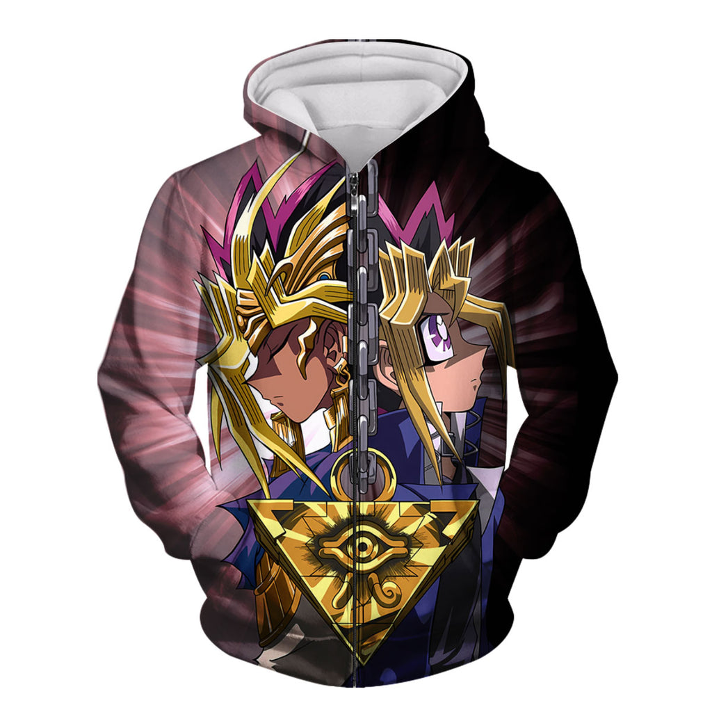Yugioh Yami Yugi And Yugi Muto Confronting Each Other In Duel Anime Apparel