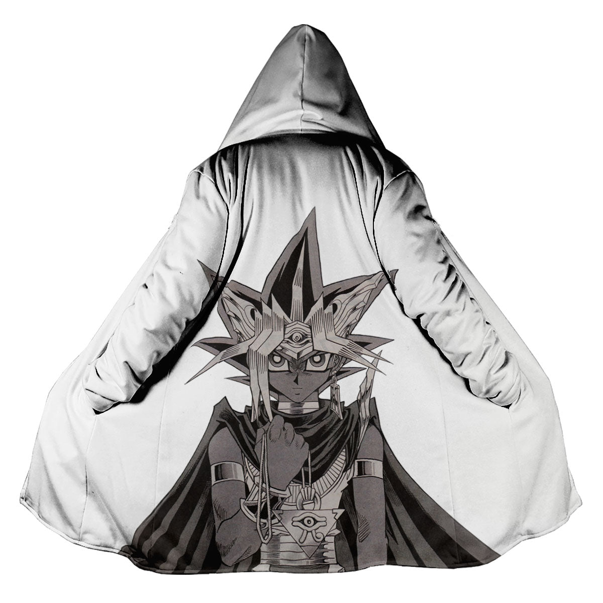 Yugioh Yami Yugi Black And White Manga Portrait Anime Apparel