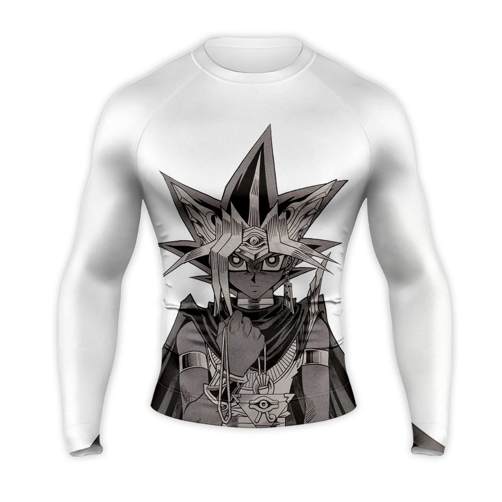 Yugioh Yami Yugi Black And White Manga Portrait Anime Apparel