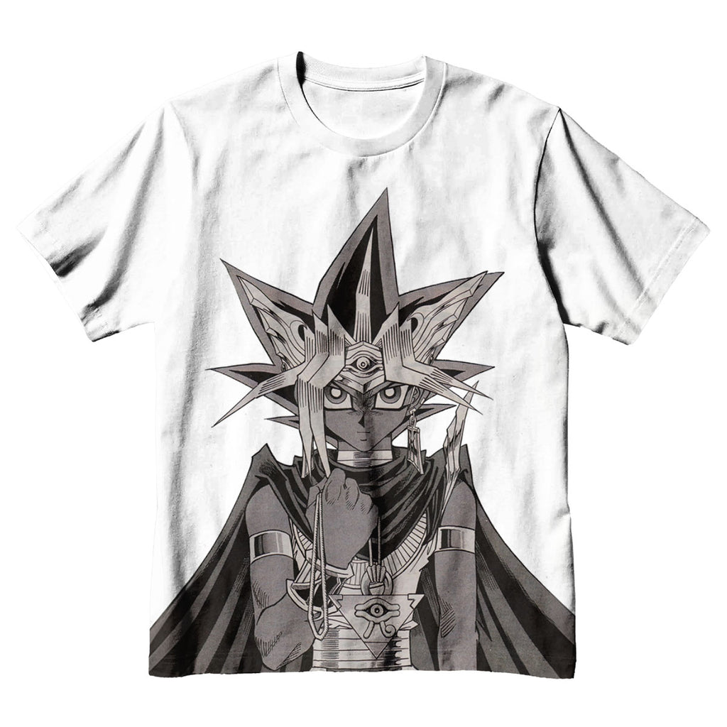 Yugioh Yami Yugi Black And White Manga Portrait Anime Apparel