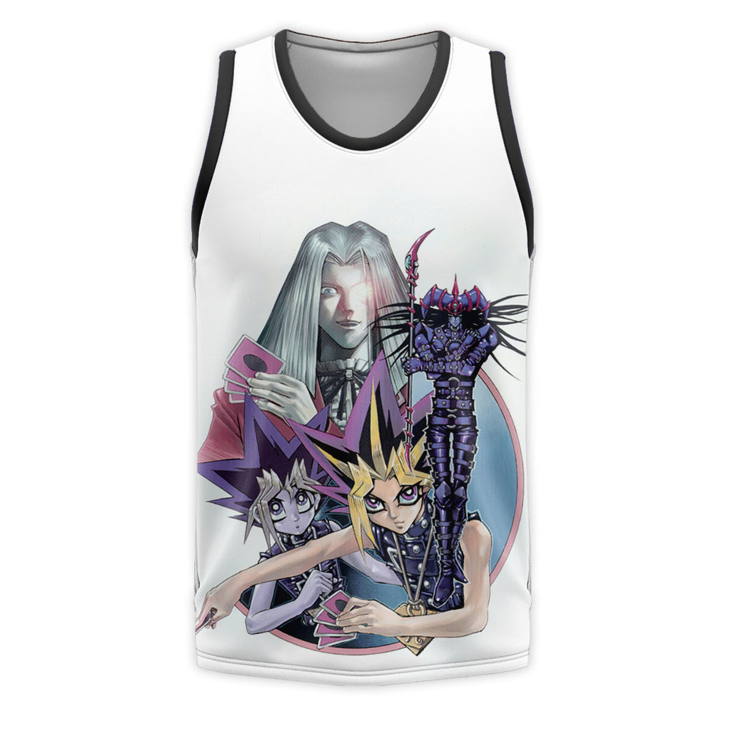 Yugioh Yami Yugi Confronting Blue Rival Enemy Anime Apparel