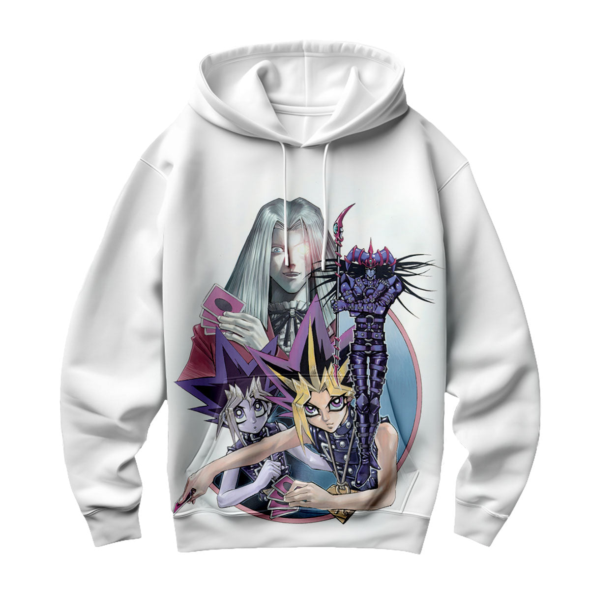 Yugioh Yami Yugi Confronting Blue Rival Enemy Anime Apparel