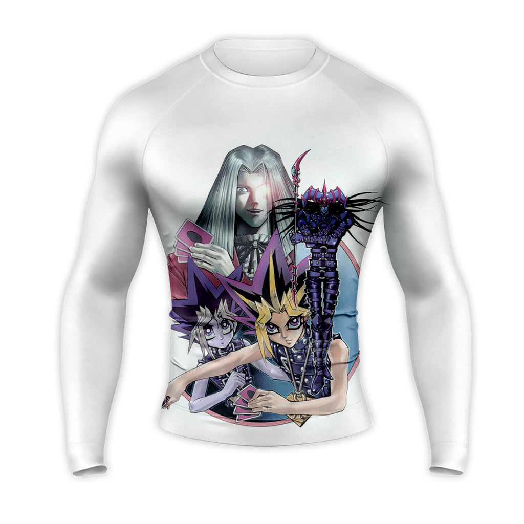 Yugioh Yami Yugi Confronting Blue Rival Enemy Anime Apparel