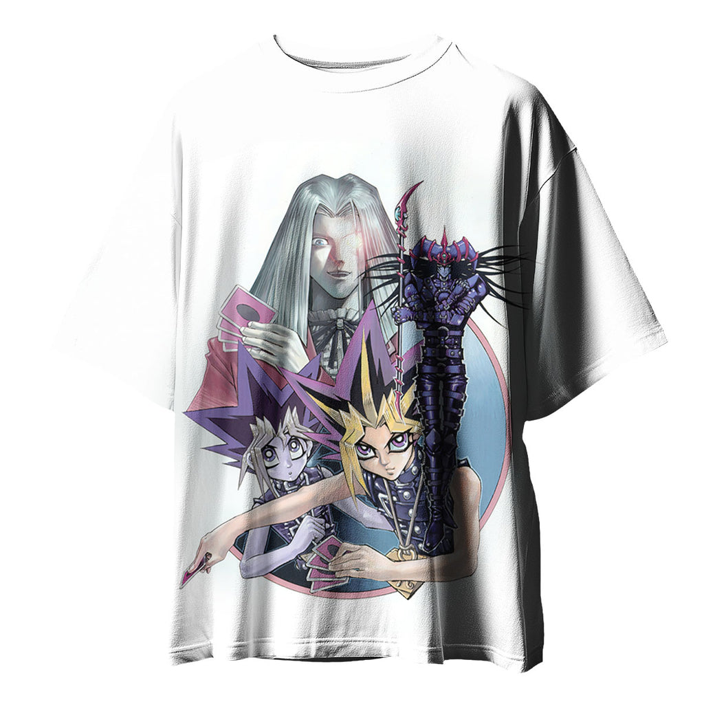 Yugioh Yami Yugi Confronting Blue Rival Enemy Anime Apparel
