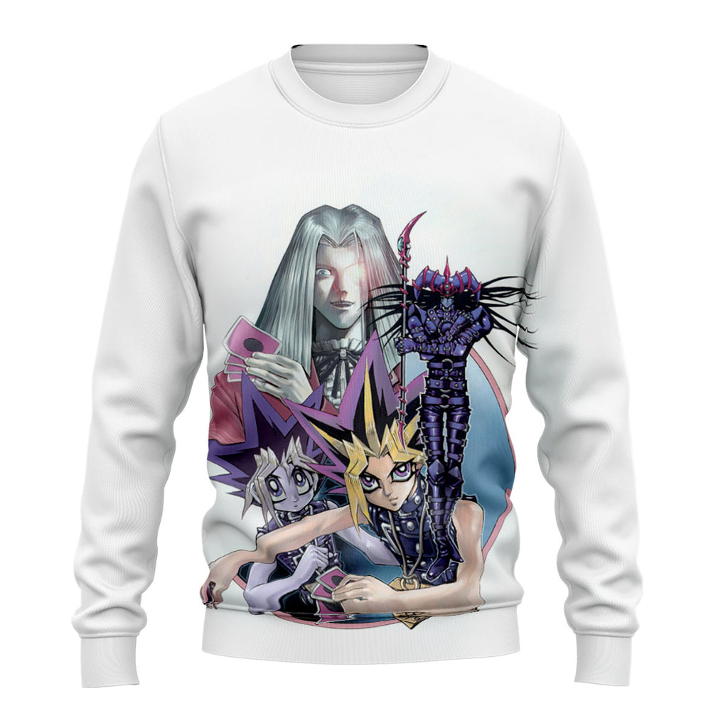 Yugioh Yami Yugi Confronting Blue Rival Enemy Anime Apparel