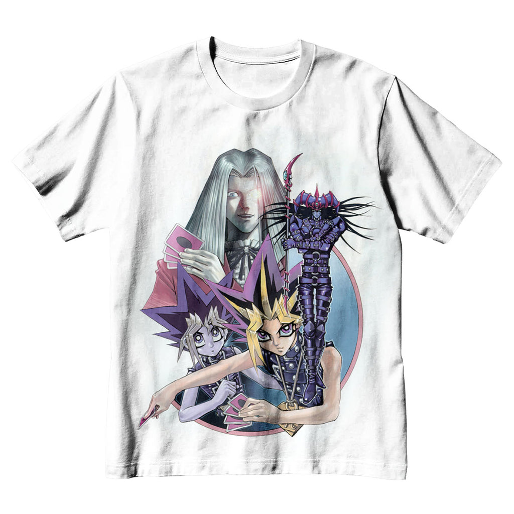 Yugioh Yami Yugi Confronting Blue Rival Enemy Anime Apparel