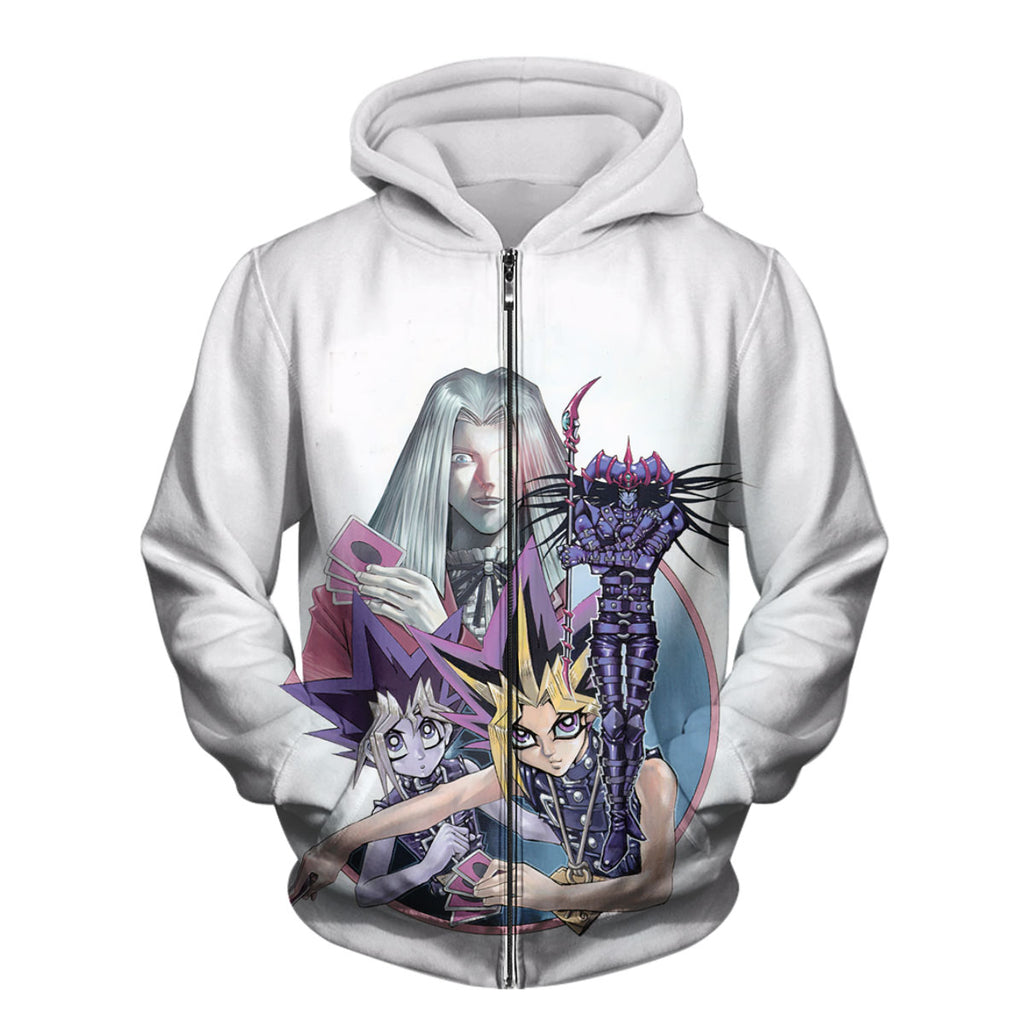 Yugioh Yami Yugi Confronting Blue Rival Enemy Anime Apparel