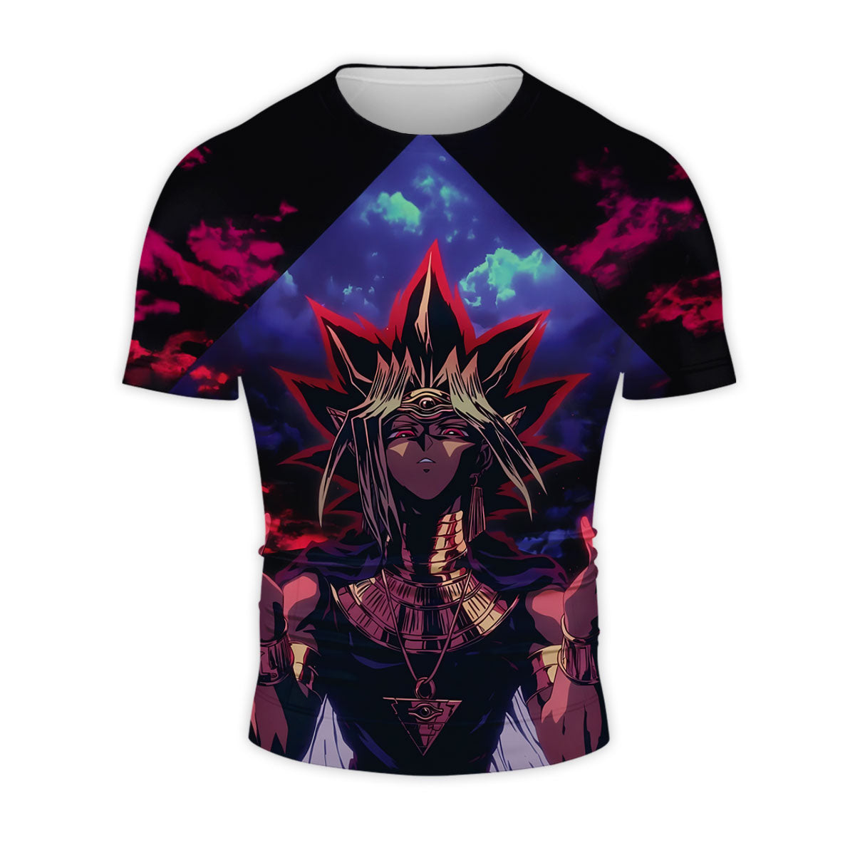 Yugioh Yami Yugi Engulfed In Crimson Aura Energy Anime Apparel