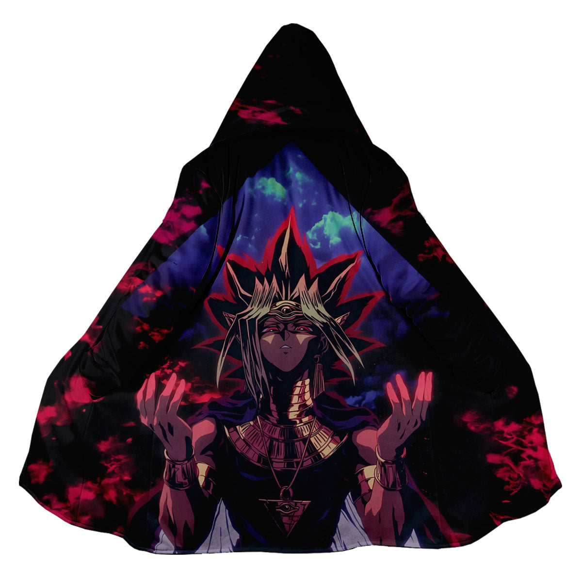 Yugioh Yami Yugi Engulfed In Crimson Aura Energy Anime Apparel