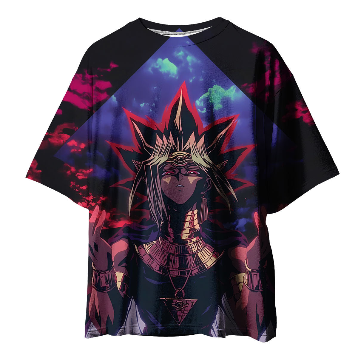 Yugioh Yami Yugi Engulfed In Crimson Aura Energy Anime Apparel