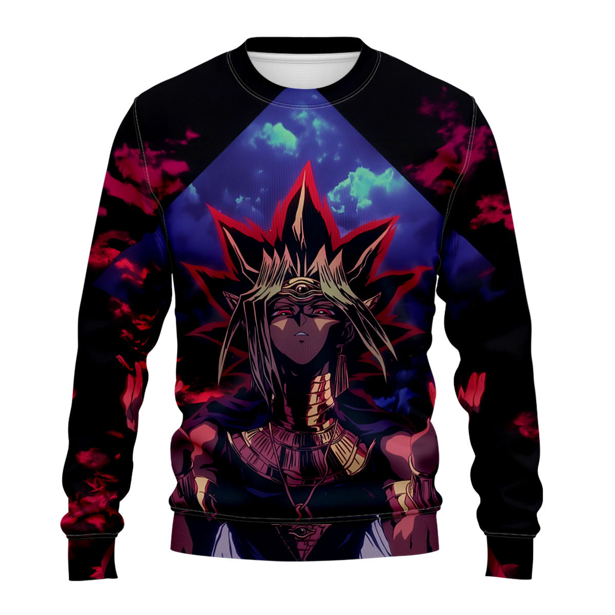 Yugioh Yami Yugi Engulfed In Crimson Aura Energy Anime Apparel