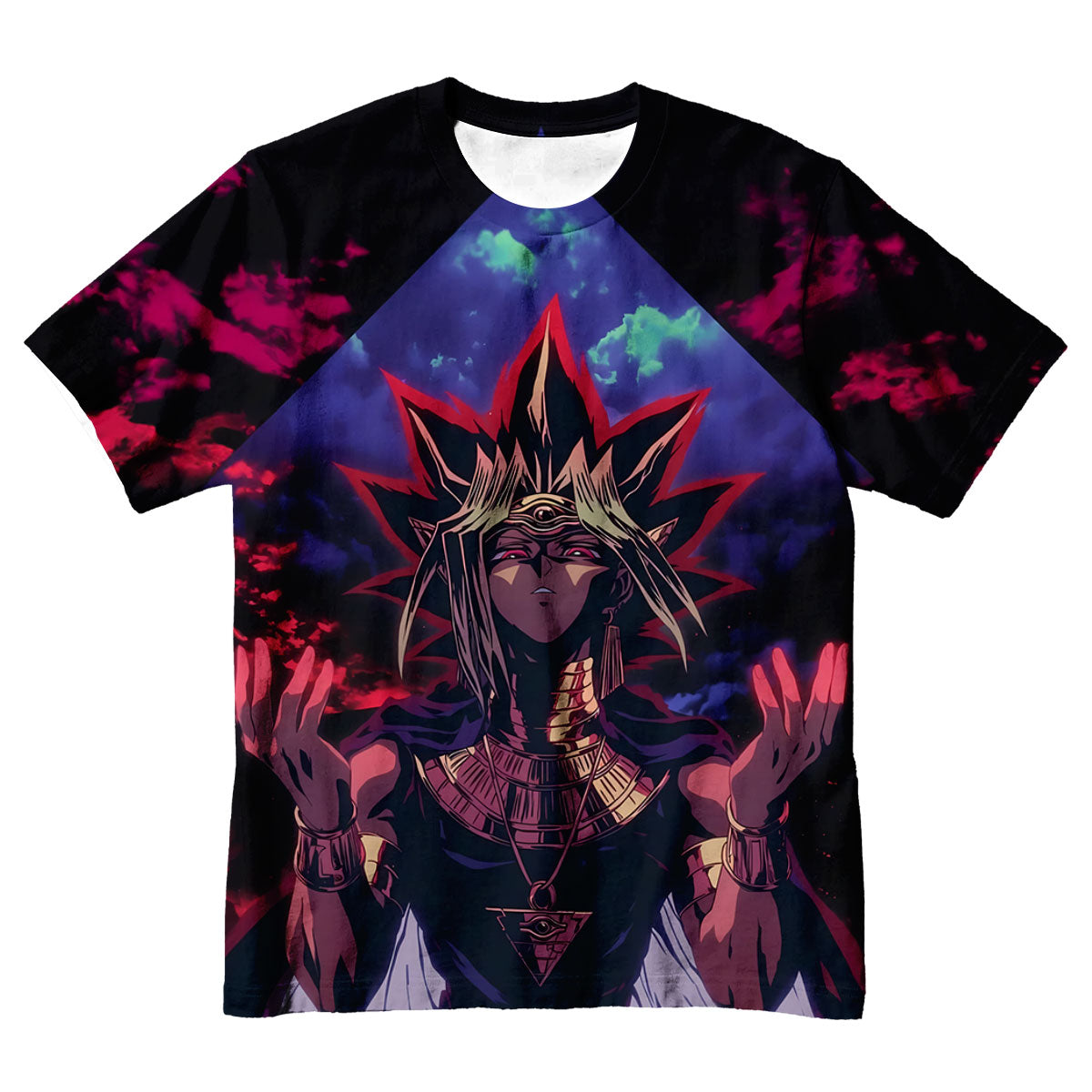 Yugioh Yami Yugi Engulfed In Crimson Aura Energy Anime Apparel