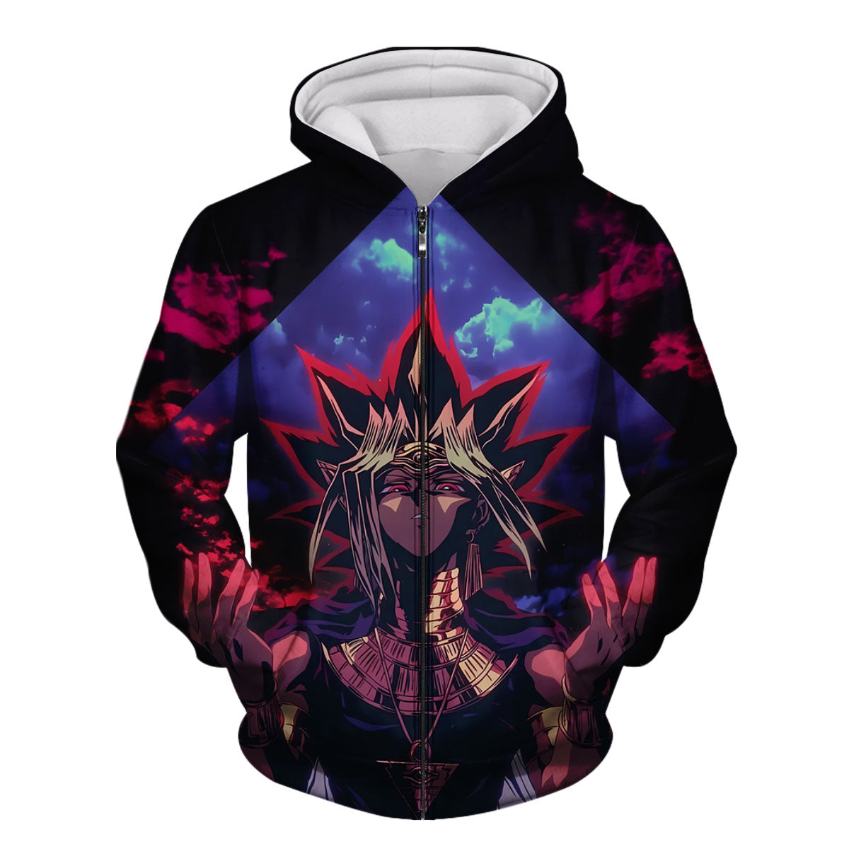 Yugioh Yami Yugi Engulfed In Crimson Aura Energy Anime Apparel