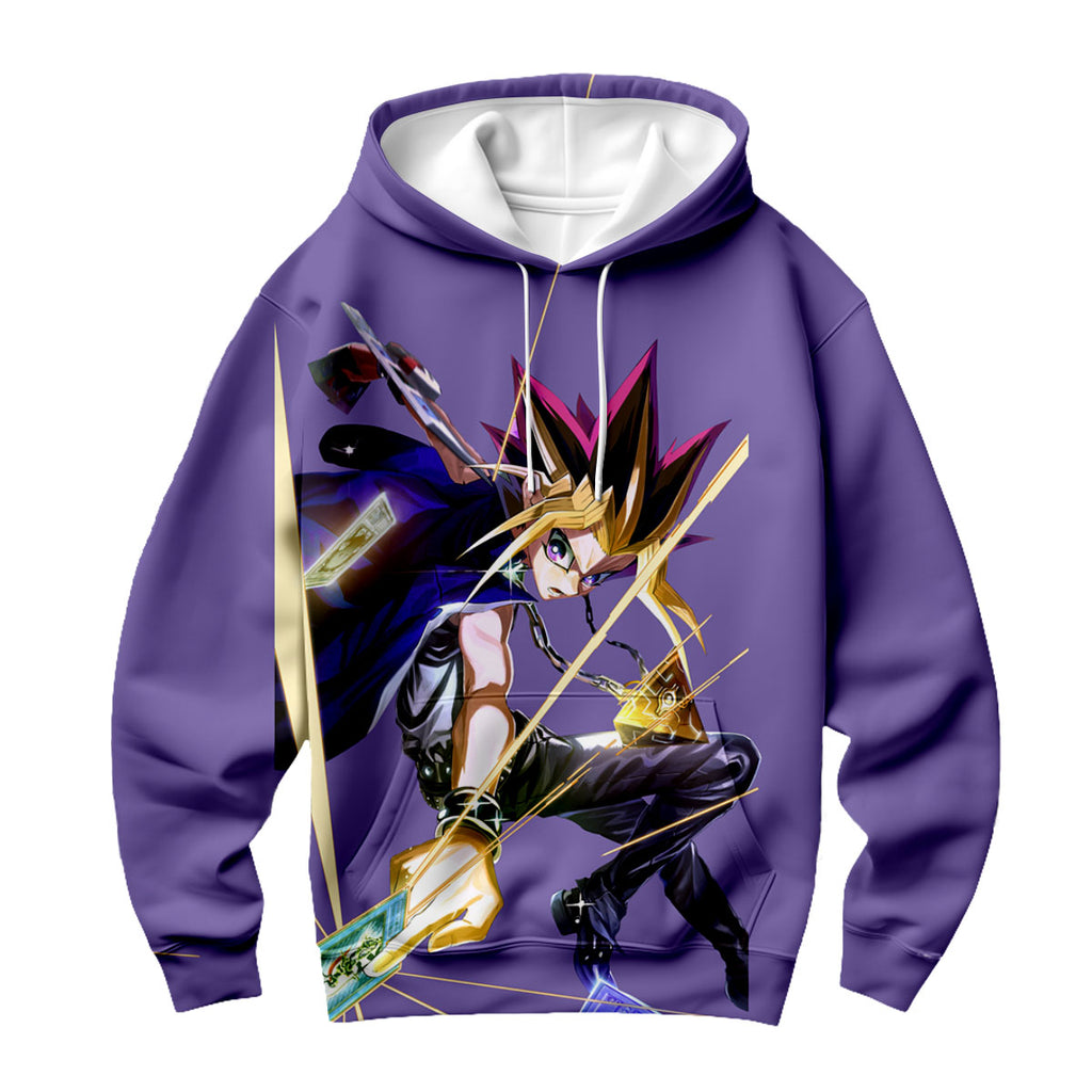 Yugioh Yami Yugi In Action With Purple Aura Anime Apparel