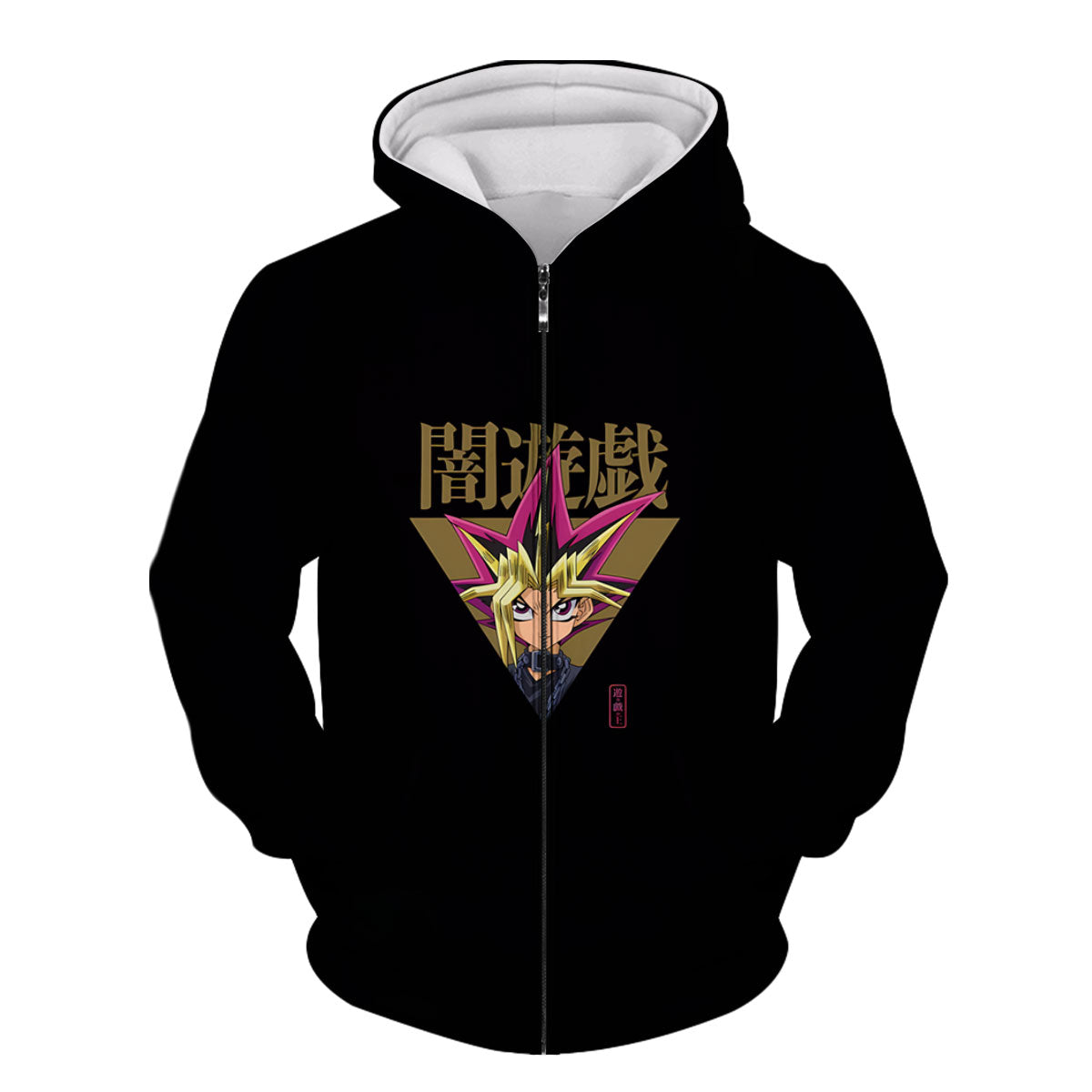 Yugioh Yami Yugi Inside Black Triangle Yugioh! Anime Apparel