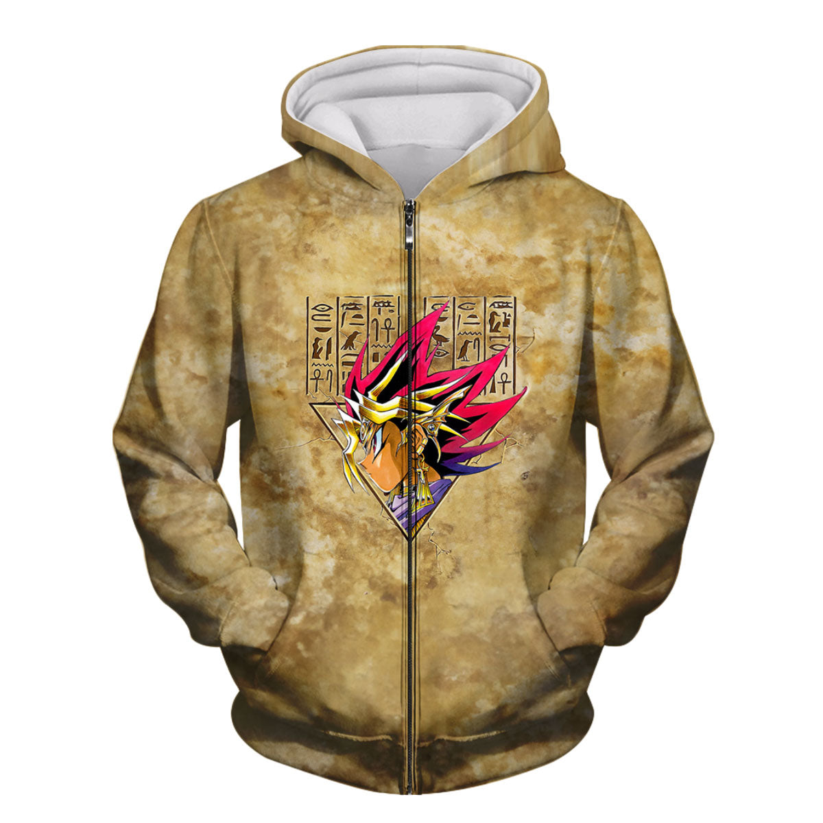 Yugioh Yami Yugi On Textured Background Anime Apparel