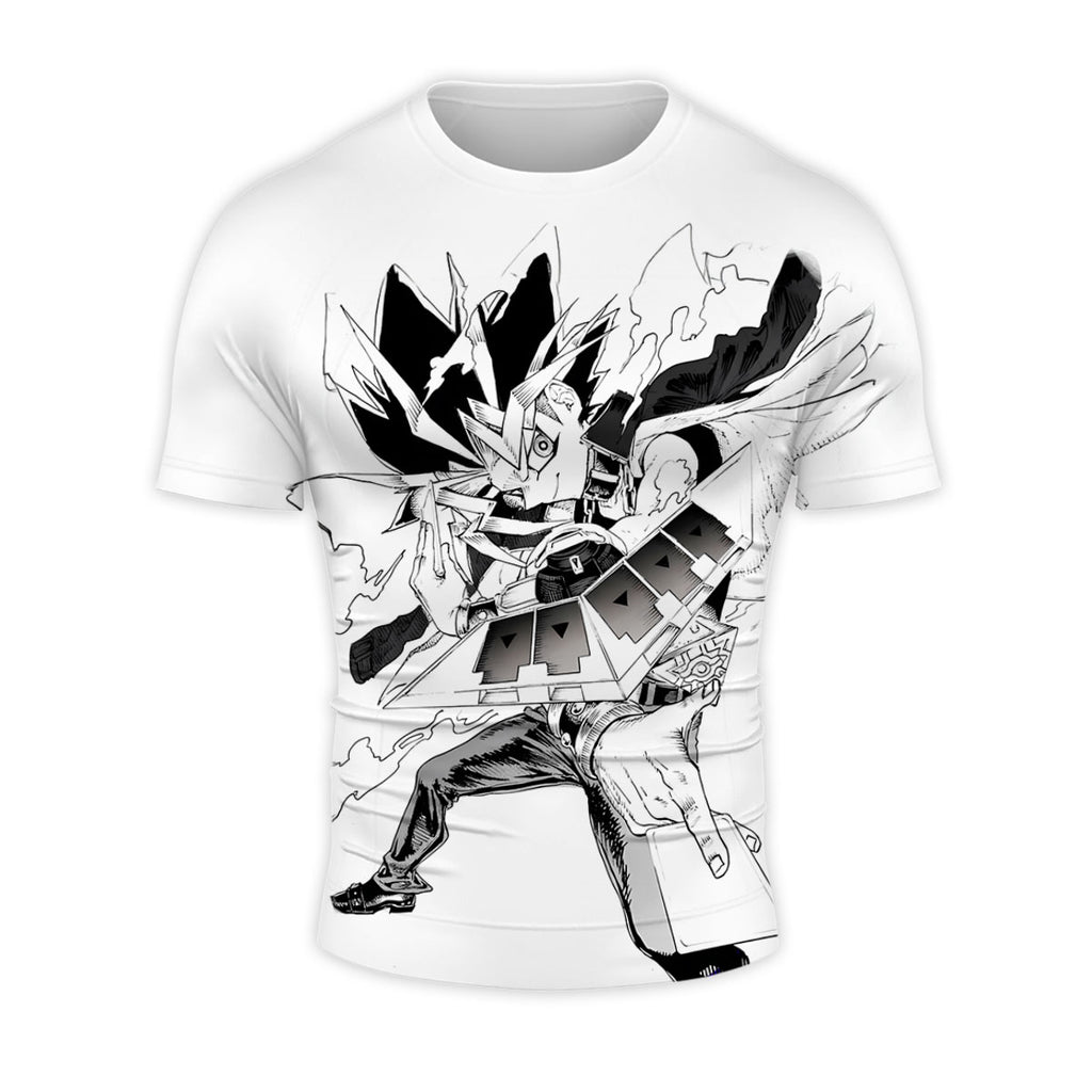 Yugioh Yami Yugi Posing In Black And White Photo Anime Apparel