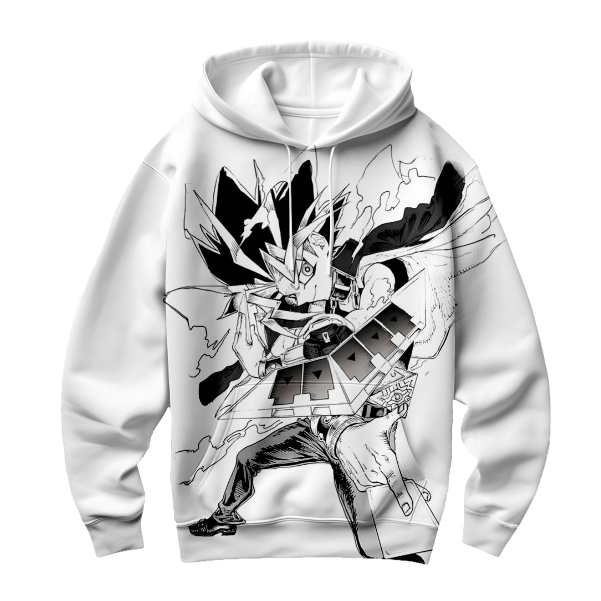 Yugioh Yami Yugi Posing In Black And White Photo Anime Apparel