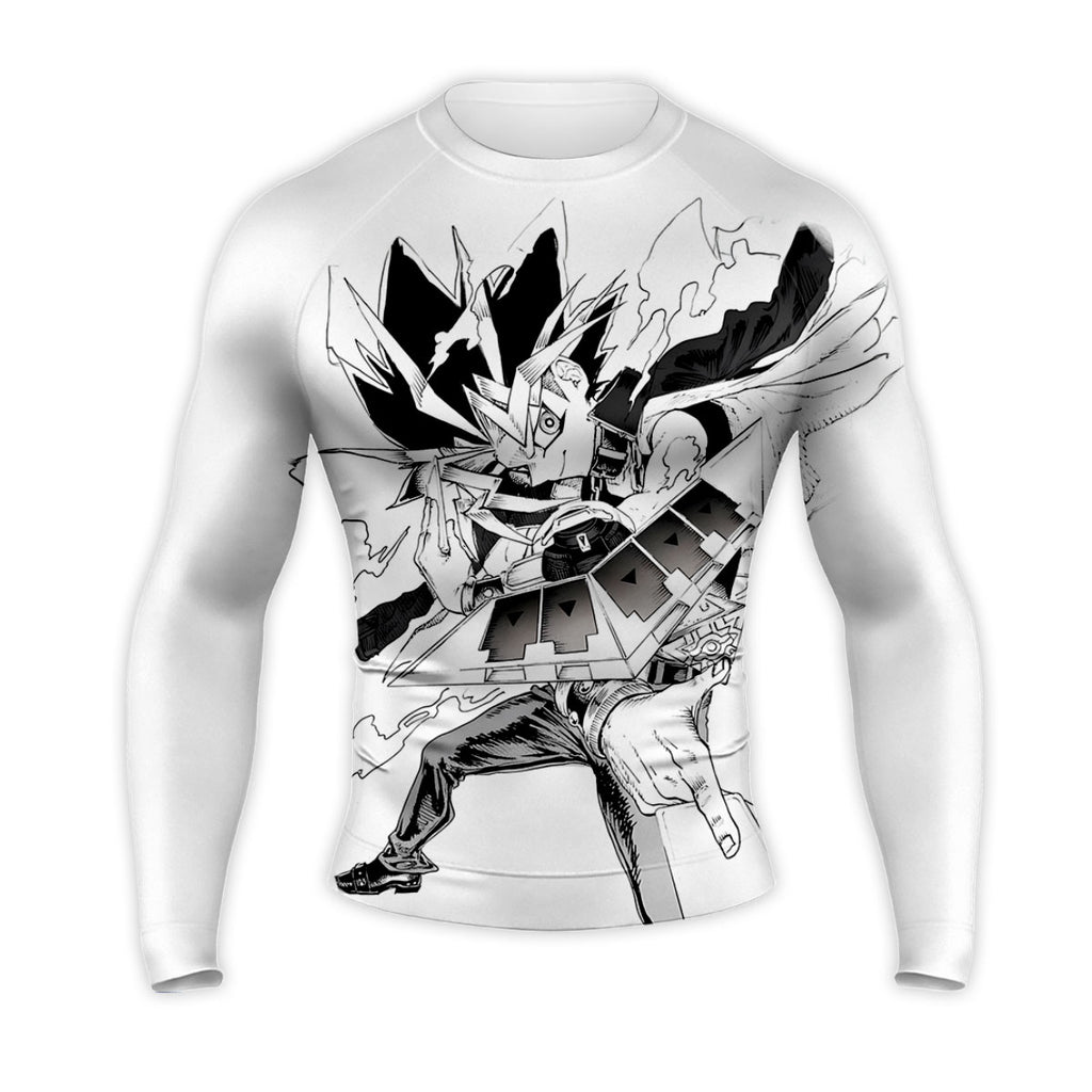 Yugioh Yami Yugi Posing In Black And White Photo Anime Apparel