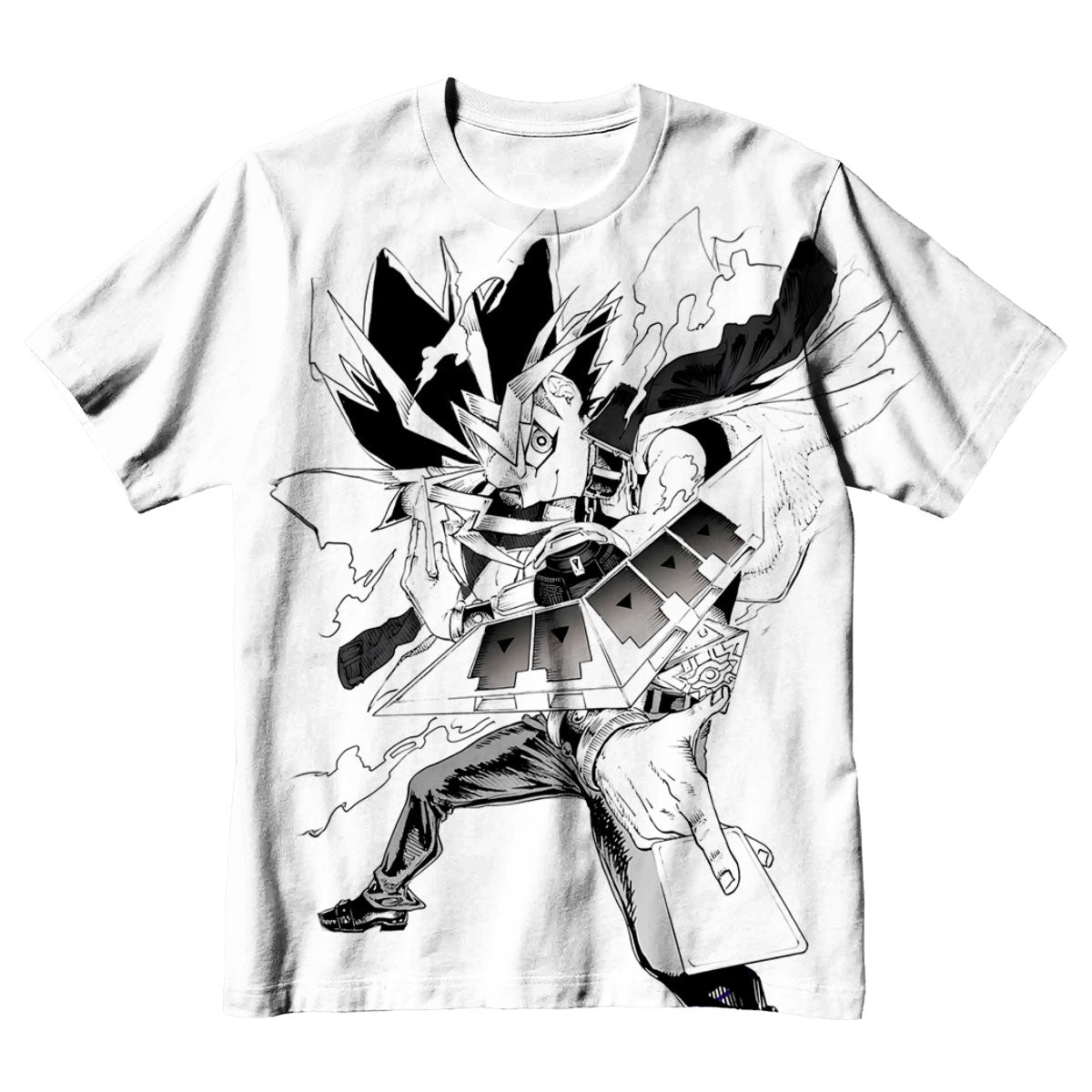 Yugioh Yami Yugi Posing In Black And White Photo Anime Apparel