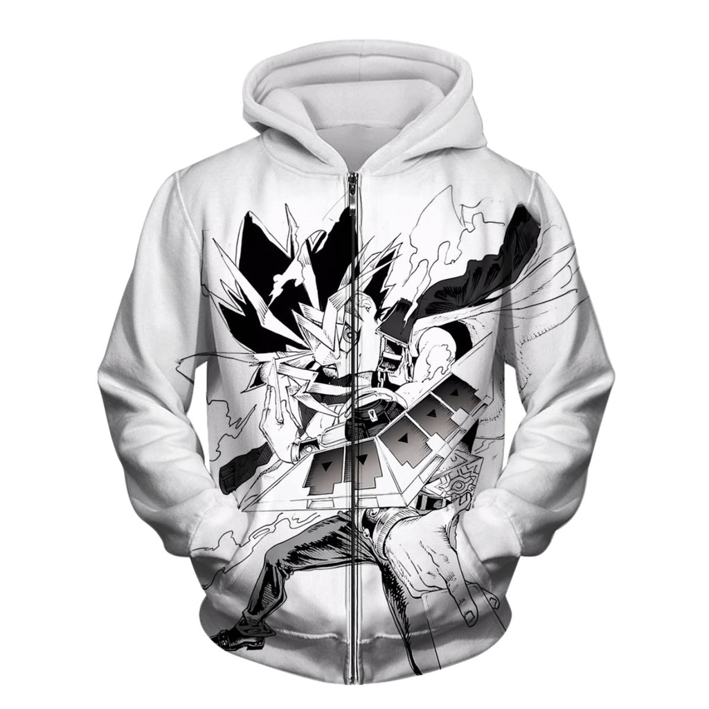 Yugioh Yami Yugi Posing In Black And White Photo Anime Apparel