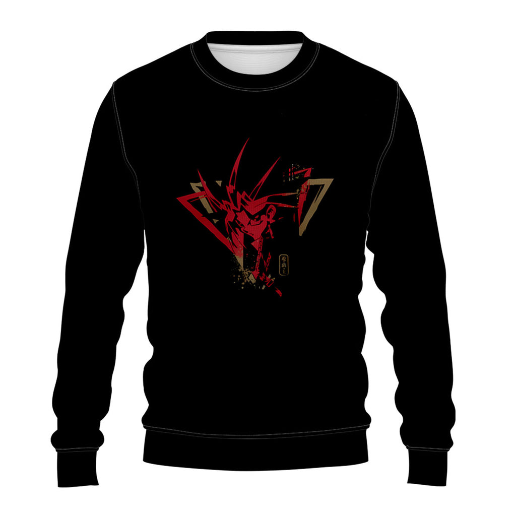 Yugioh Yami Yugi Red Outline Silhouette Anime Apparel