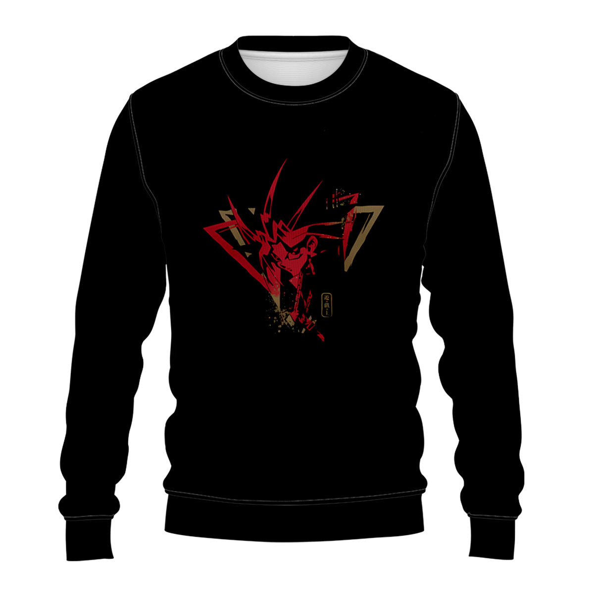 Yugioh Yami Yugi Red Outline Silhouette Anime Apparel