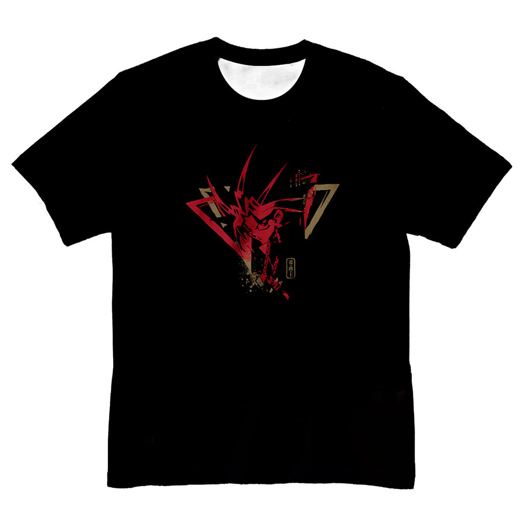 Yugioh Yami Yugi Red Outline Silhouette Anime Apparel