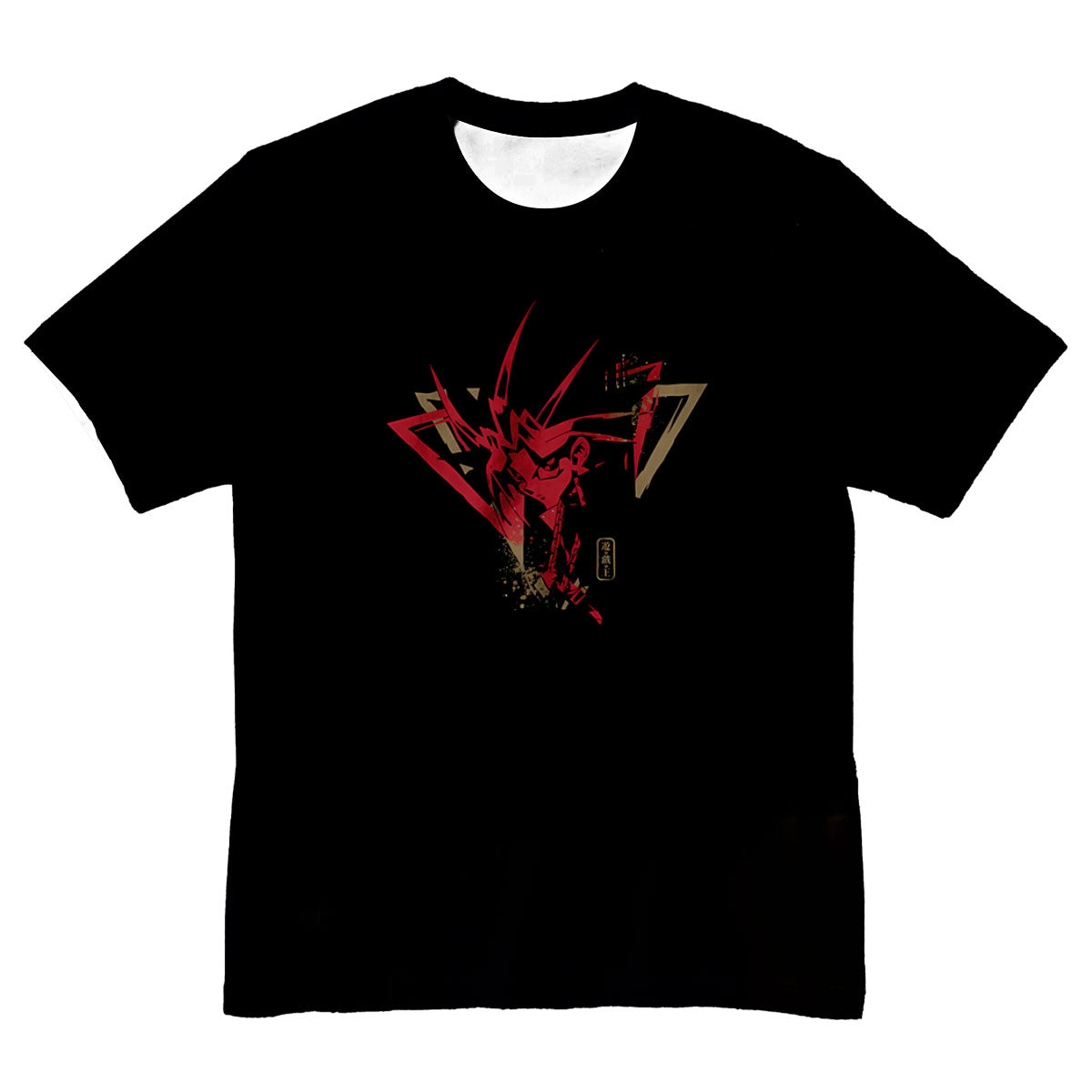 Yugioh Yami Yugi Red Outline Silhouette Anime Apparel